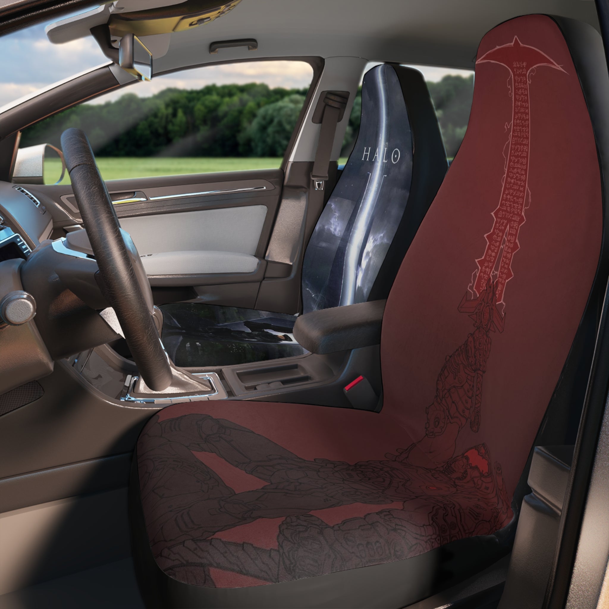 Halo & Doom Inspired Car Seat Covers – Gamer Gift