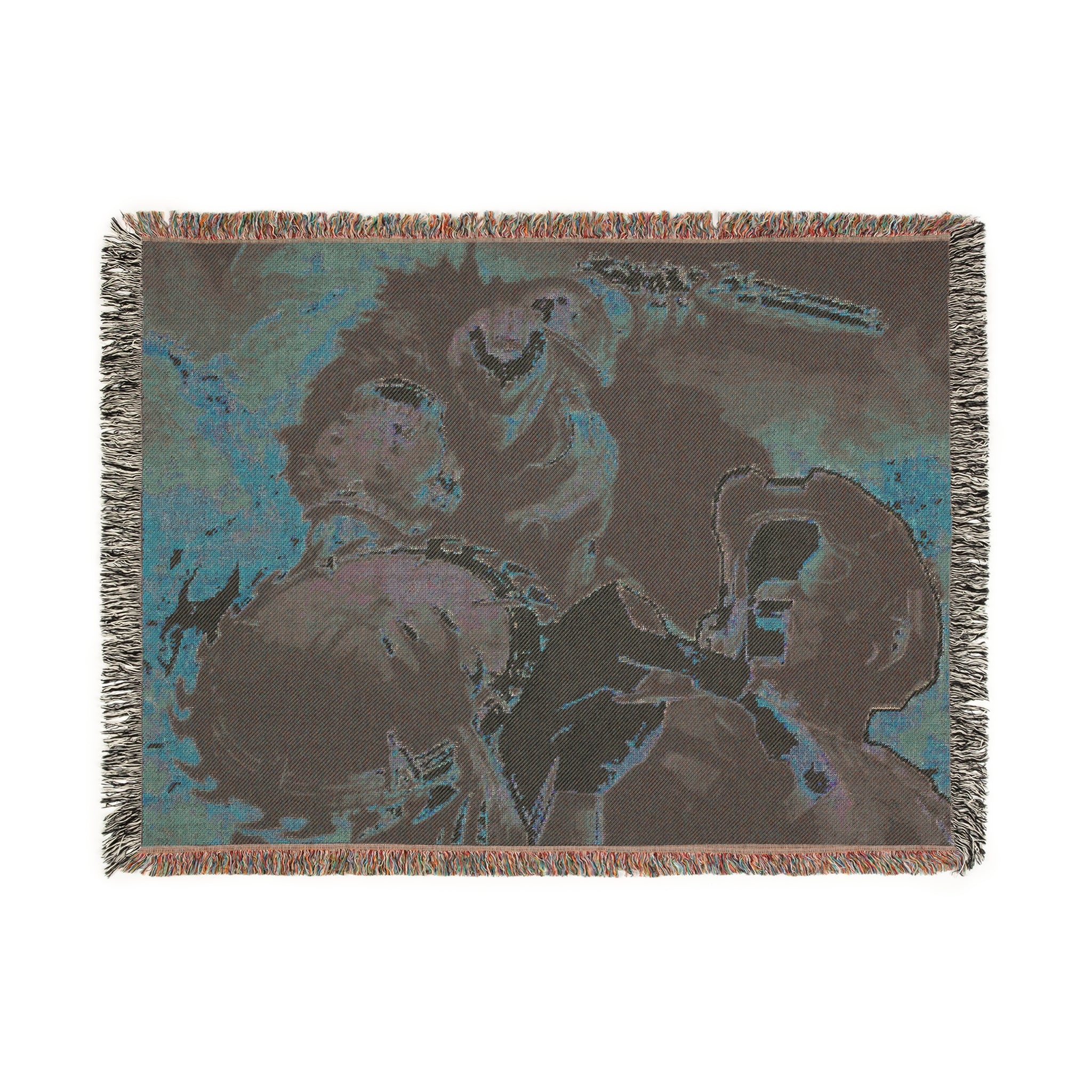 Doom Slayer × Master Chief Hand-Woven Battle Blanket
